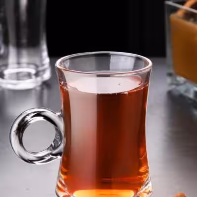 استکان و فنجان کمر باریک دلی گلس