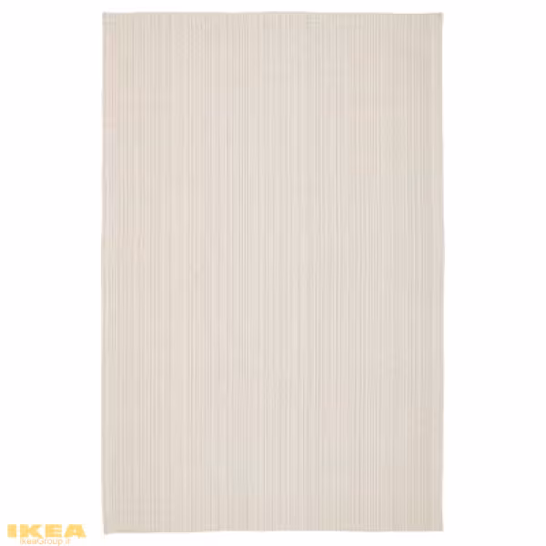 فرش بافت 120×180 رنگ کرم مشکی مدل TIPHEDE | برند ایکیا | ارسال 30 روز کاری