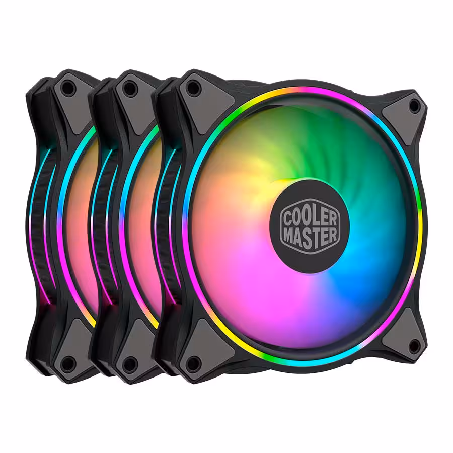 فن کیس کولر مستر MASTERFAN MF120 HALO بسته 3 عددی