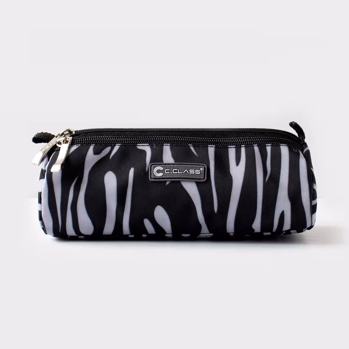 جامدادی پارچه ای سه زیپ طوسی سی کلاس (C.CLASS)