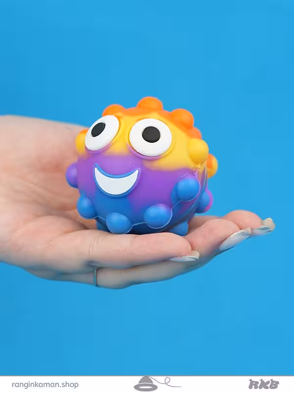 فیجت پاپیت بال چشم دار Fidget pop it ball