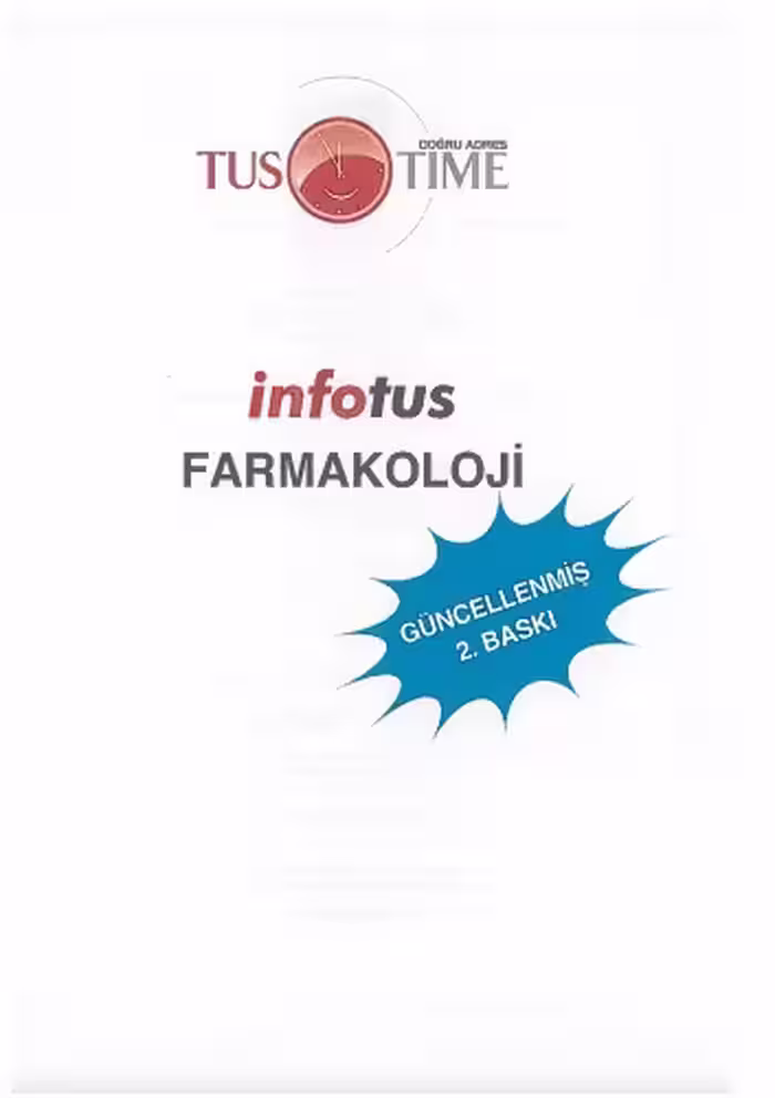خرید و دانلود نسخه کامل کتاب İnfotus Farmakoloji Konu Kitabı