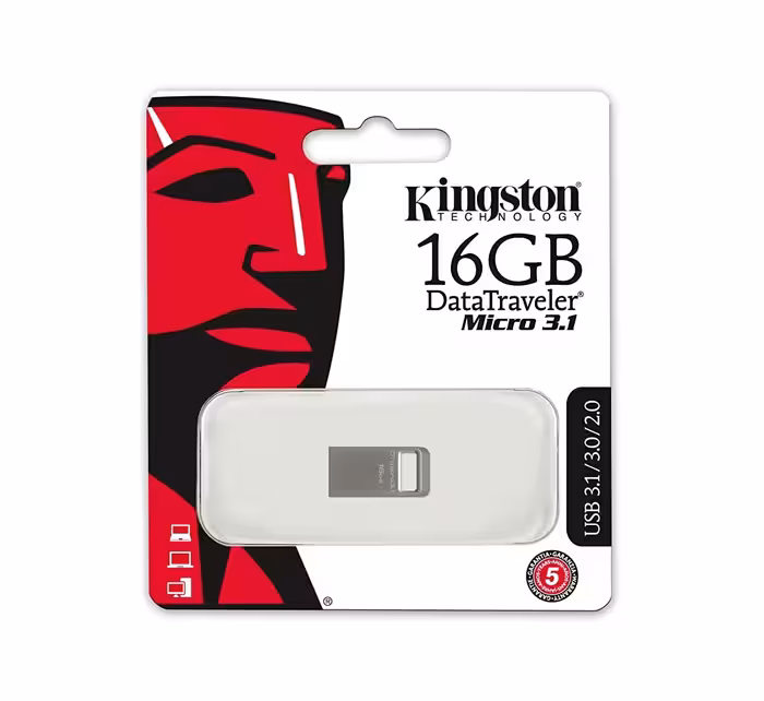فلش مموری 16 گیگ Kingston مدل DataTraveler micro 3.1