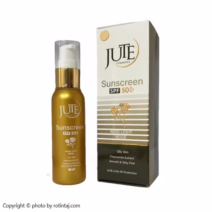 ضد آفتاب بژ خیلی روشن (رز لایت) SPF50 ژوت مناسب پوست چرب 50 میلی