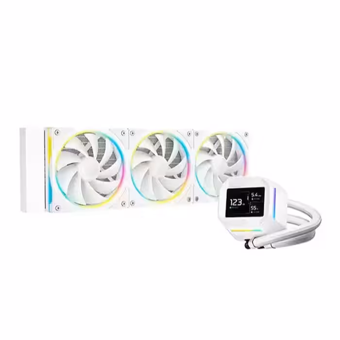خنک کننده مایع پردازنده دیپ کول DEEPCOOL  LM360 A-RGB WH