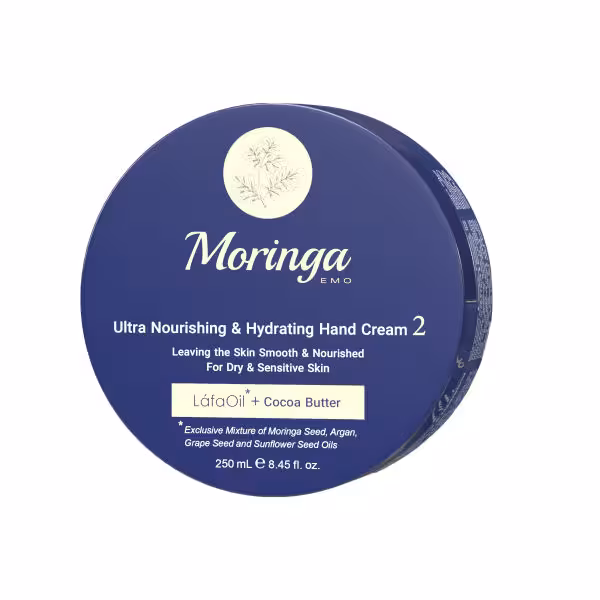 کرم دست فوق مغذی و آبرسان مناسب پوست های خشک و حساس  مورینگا امو