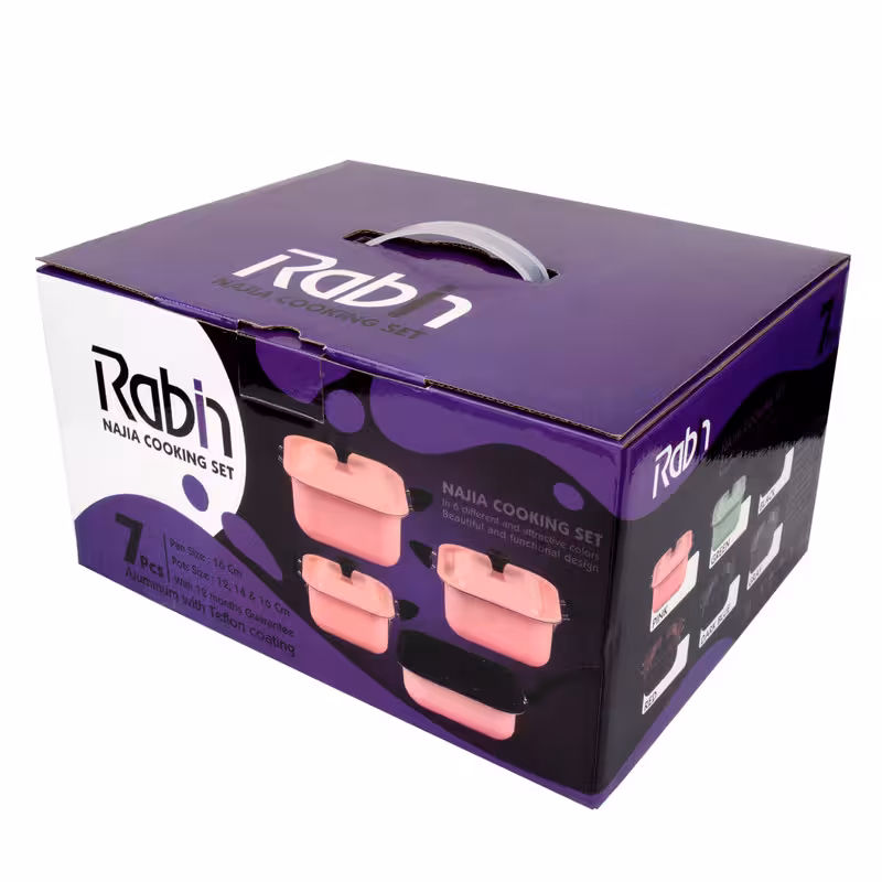 سرویس قابلمه 7 پارچه رابین مدل ناژیا کد 990