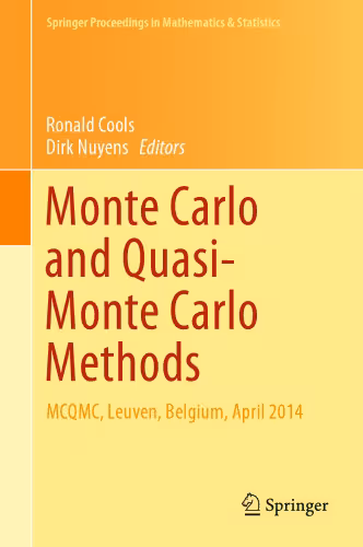 خرید و دانلود نسخه کامل کتاب Monte Carlo and Quasi-Monte Carlo Methods: MCQMC, Leuven, Belgium, April 2014