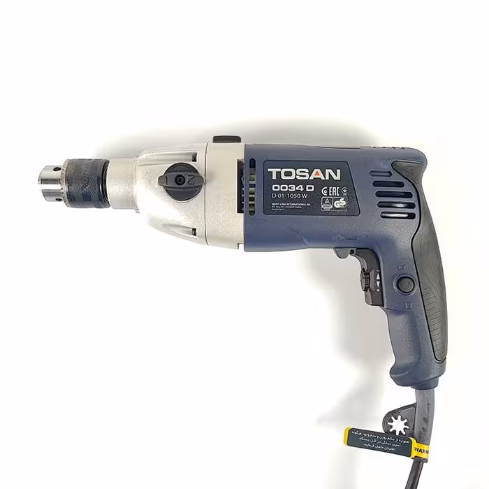 دریل گیربکسی TOSAN توسن 1050Wمدل 0034D