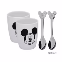 ست لیوان و قاشق دبلیو ام اف مدل Mickey Mouse بسته 4 عددی