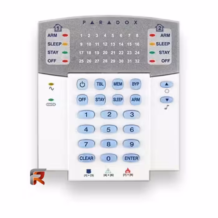 K32+ کی پد (LED32 زون )