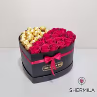 باکس گل و شکلات سیمین