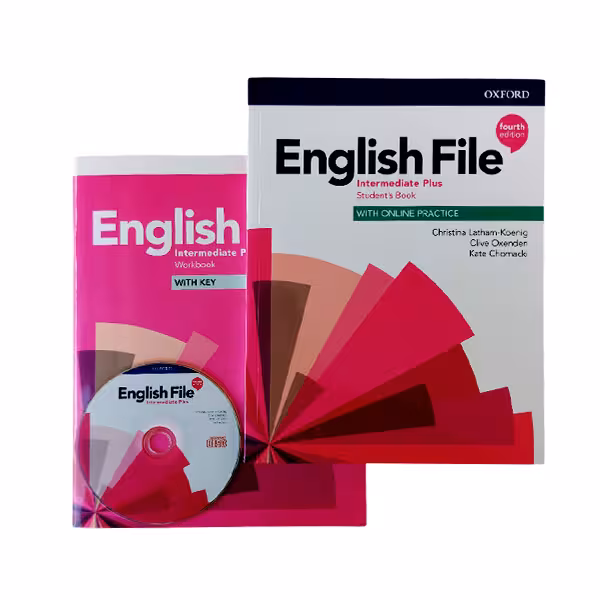 انگلیش فایل اینترمدیت پلاس ویرایش چهارم | English File Intermediate Plus (SB WB Audio) 4th | خرید کتاب زبان | خرید لوازم التحریر | چی کتاب | بالاترین تخفیف و ارسال رایگان