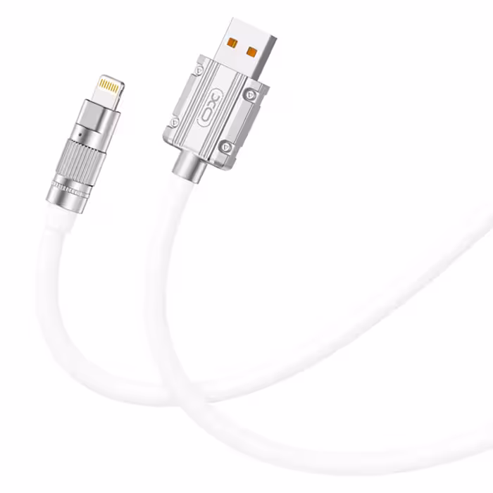 کابل شارژ USB به لایتنینگ ایکس او NB-227 طول 1.2 متر توان 6 آمپر