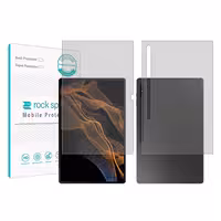 محافظ صفحه نمایش مات راک اسپیس مدل HyMTT مناسب برای تبلت سامسونگ Galaxy Tab S8 Ultra به همراه محافظ پشت تبلت