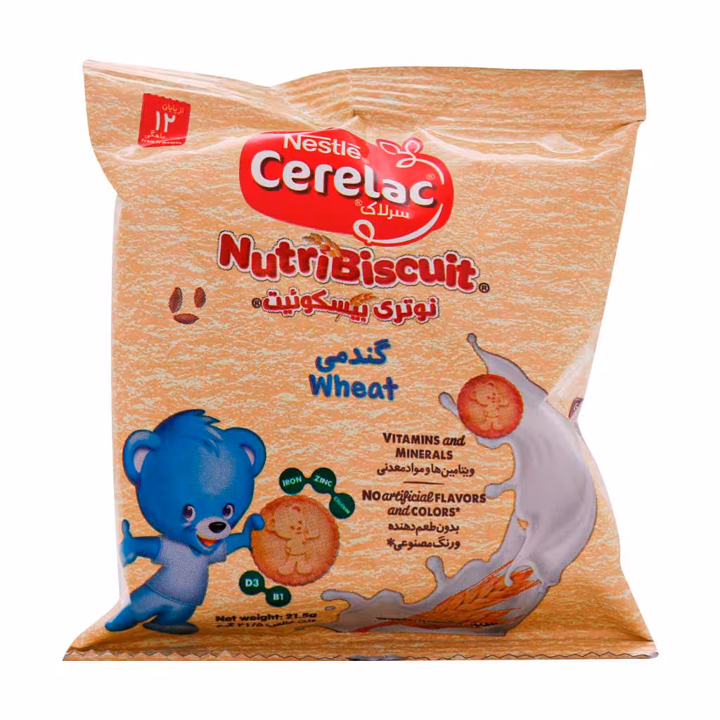 سرلاک نوتری بیسکوییت گندمی نستله | Nestle Nutri Biscuit Wheat Cerelac