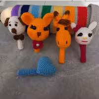 جامدادی و سرمدادی های بافتنی 