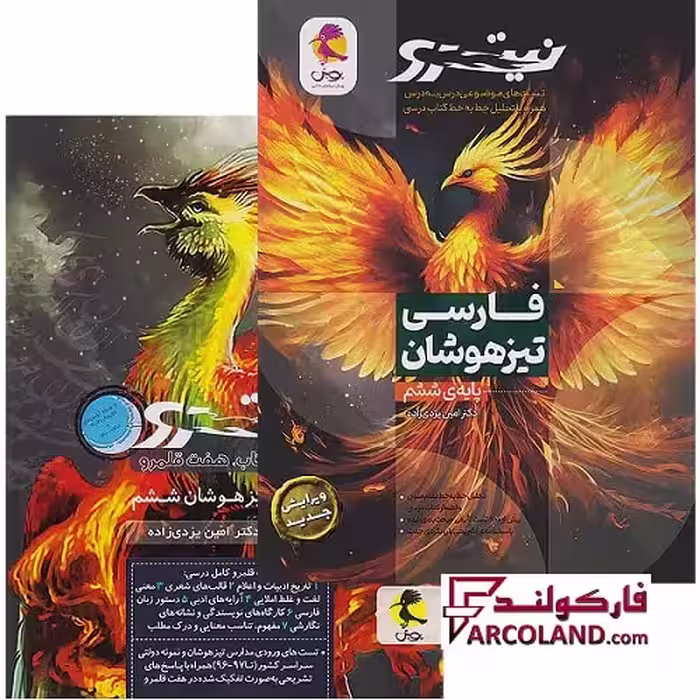 بسته دو جلدی کتاب فارسی ششم دبستان تیزهوشان نیترو پویش اندیشه خوارزمی