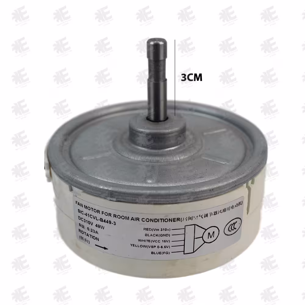 موتور فن داخلی SIC-41CVL-B449-3 48W DC