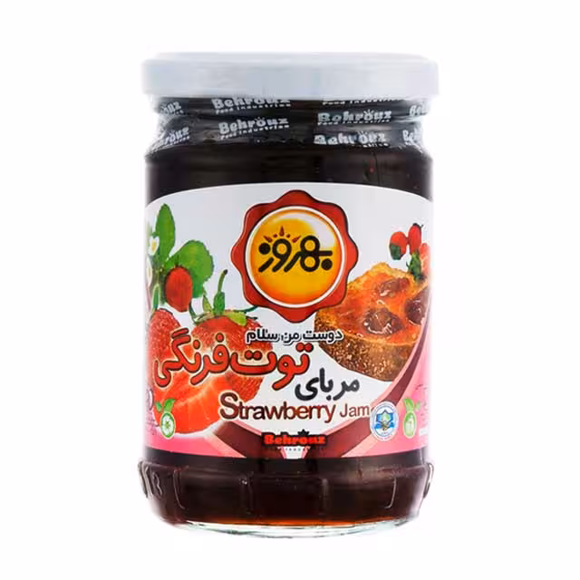 مربا توت فرنگی بهروز 320 گرمی