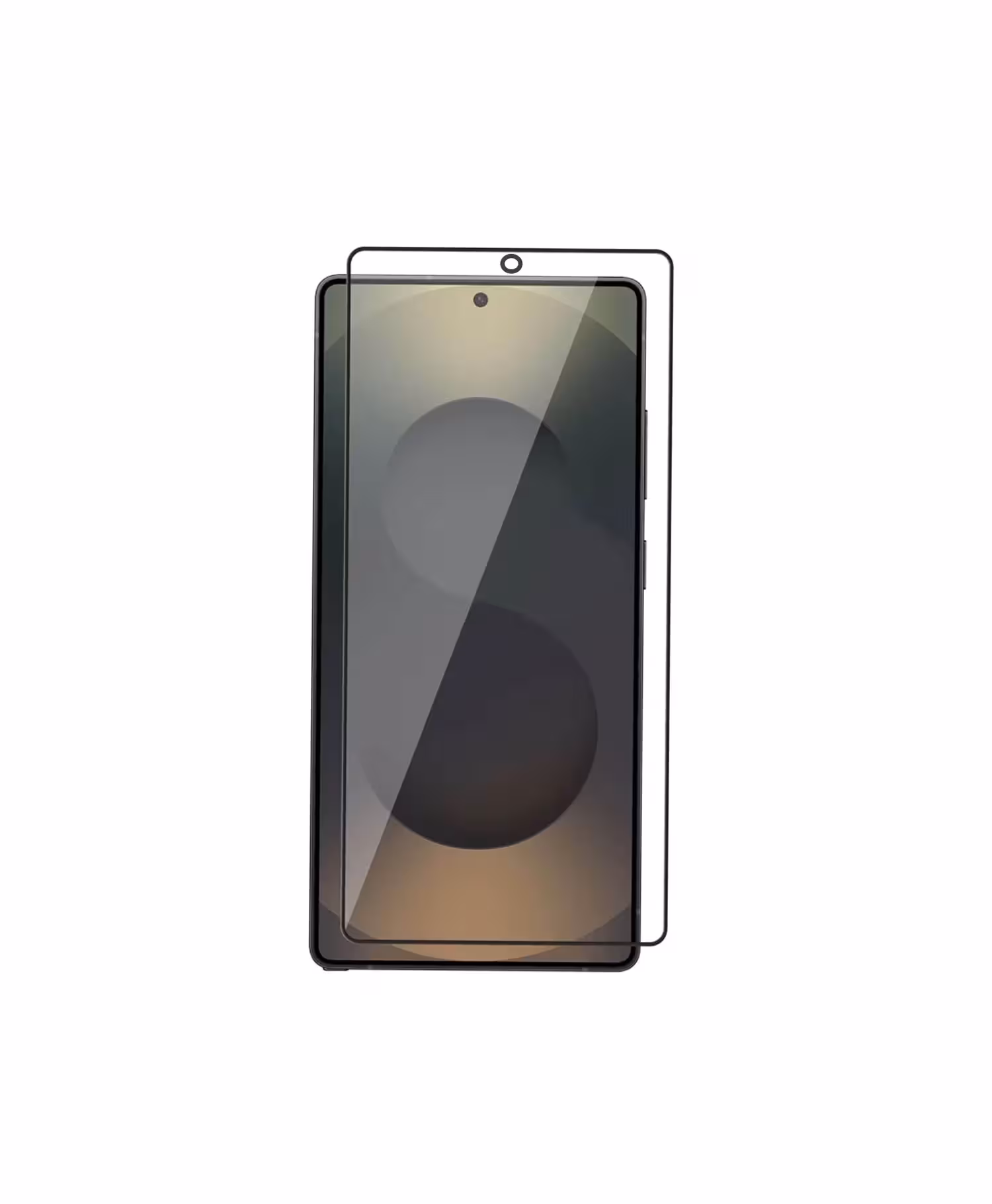 گلس فول Super D مشکی گوشی موبایل سامسونگ Samsung S25 Ultra