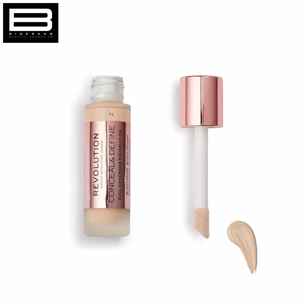 کرم پودر رولوشن مدل کانسیل اند دیفاین شماره F6 حجم 23ml