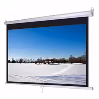 پرده نمایش دستی پروژکتور اسکوپ سایز 180x180