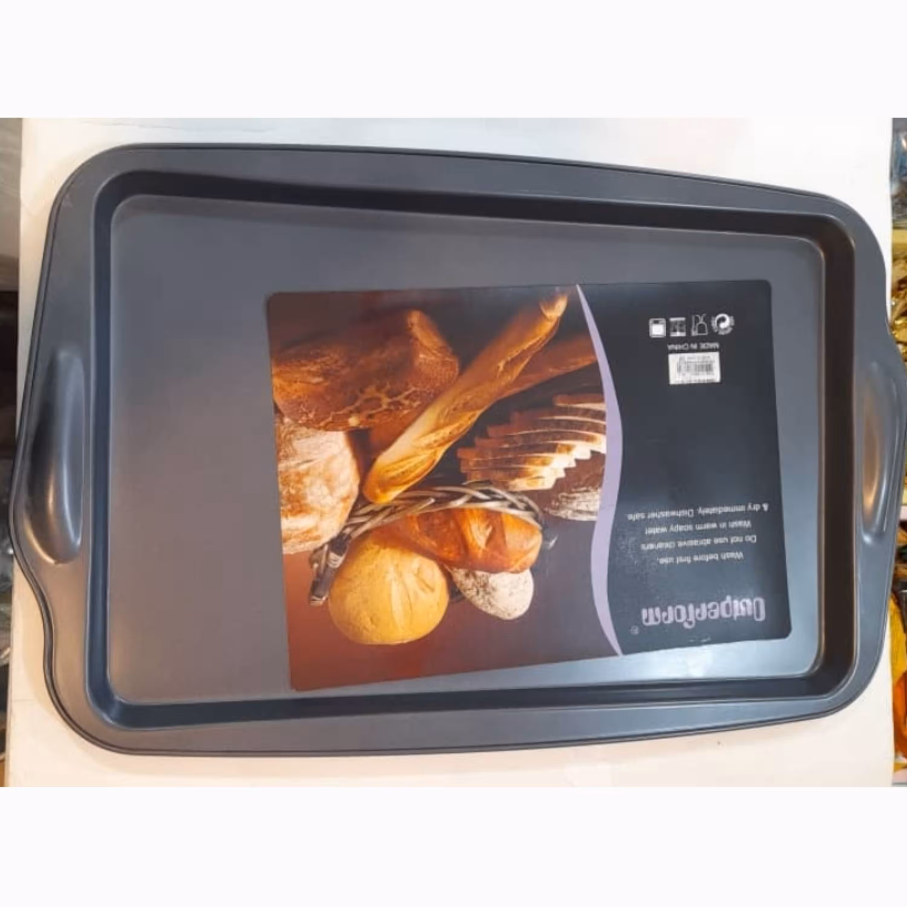 سینی فر لبه کوتاه تفلون ابعاد 32در50 وزن 800 گرم