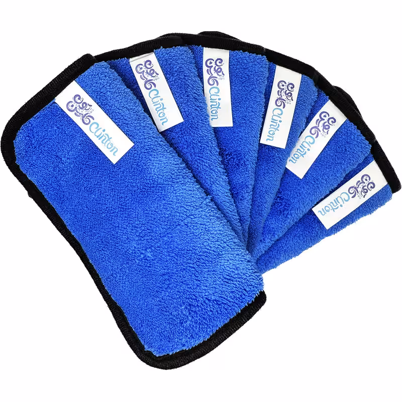 دستمال نظافت کلینتون مدل سوپر میکروفایبر کد 6030 بسته شش عددی | کالا مکس