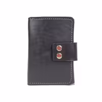 جاکارتی-جاکلیدی چرم  طبیعی امیسیما کد J-104 (چرم گاوی مشکی)