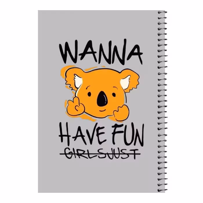 دفتر مشق 80 برگ اس جی مدل خرس شاد