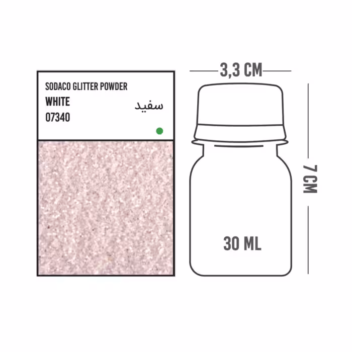 پودر اکلیلی سفید سوداکو حجم 30 میلی لیتر کد 07340
