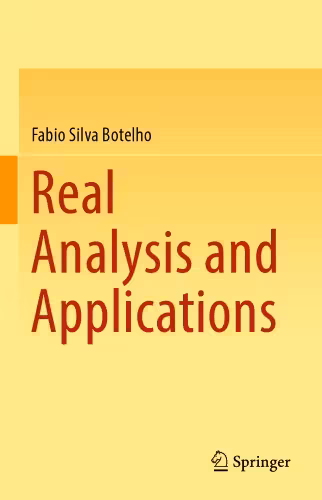 خرید و دانلود نسخه کامل کتاب Real analysis and applications