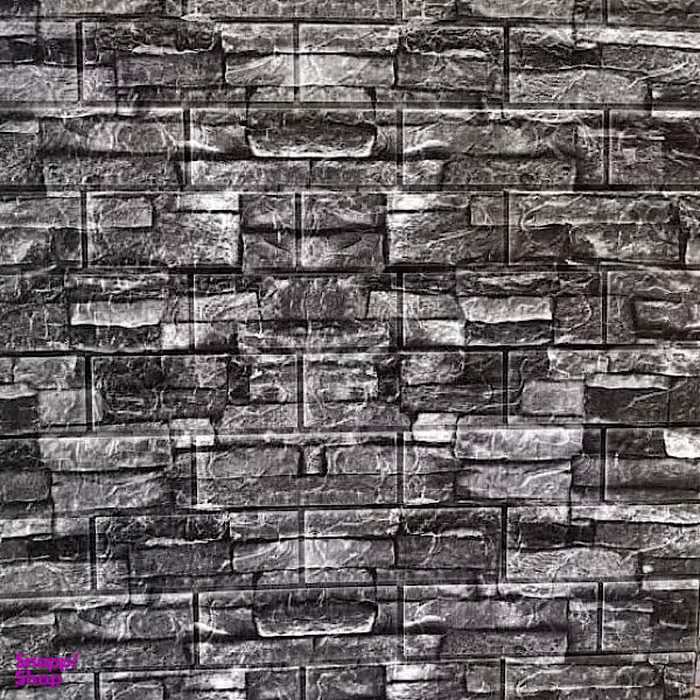 دیوارپوش فومی طرح سنگ کد ZS سایز 70×77 سانتی متر