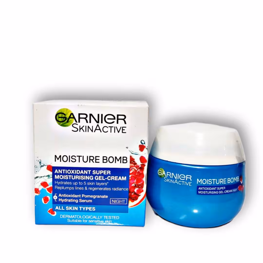 ژل کرم بمب آبرسان شب گارنیر Garnier Hydra Bomb حجم 50 میل