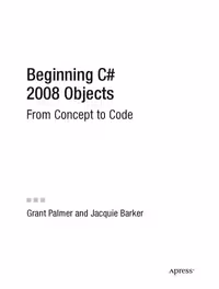 خرید و دانلود نسخه کامل کتاب Beginning C# 2008 Objects: From Concept to Code