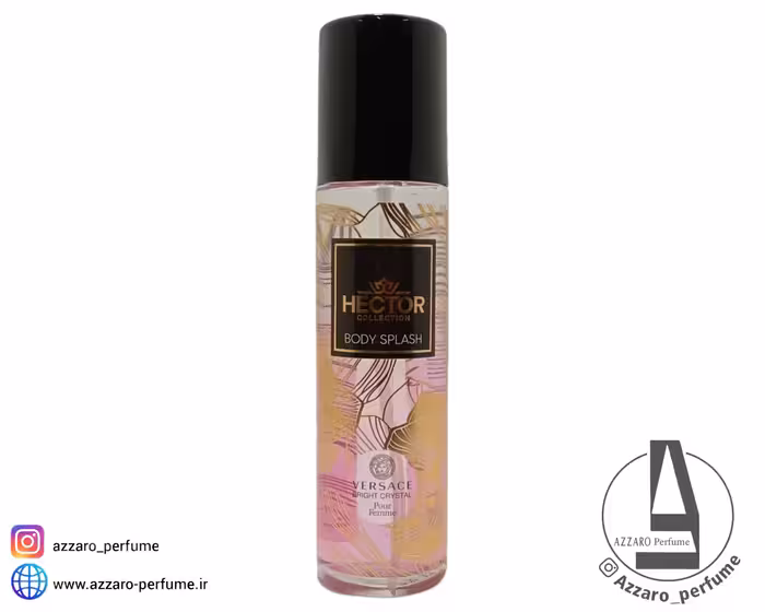 بادی اسپلش زنانه هکتور مدل ورساچه مشکی HECTOR Versace Bright Crystal حجم 250 میل