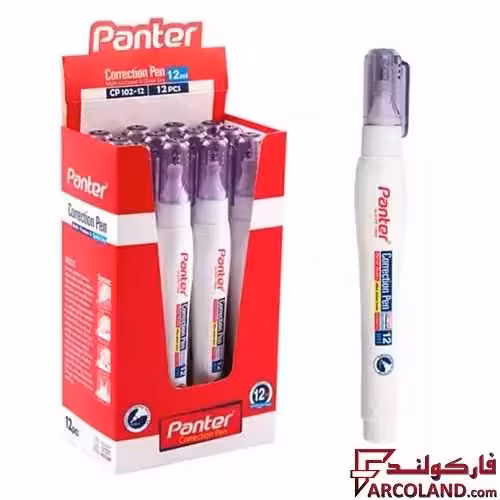 لاک غلط گیر قلمی پنتر مدل CP102 حجم 12ml بسته 12 عددی