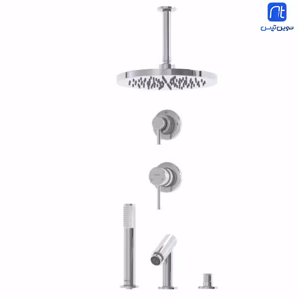 ملزومات شیر حمام توکار کلار مدل فلور لاکچری تیپ 5