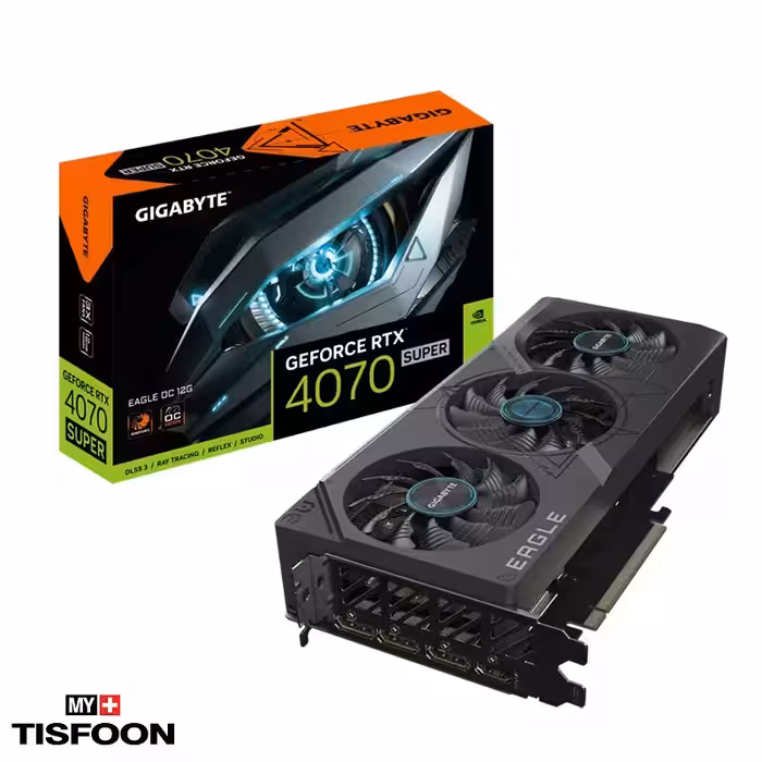 کارت گرافیک گیگابایت مدل GeForce RTX 4070 SUPER EAGLE OC 12G