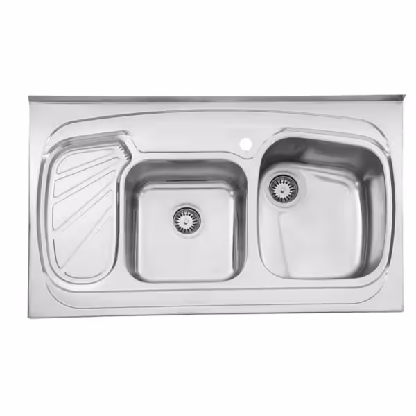 سینک دو لگنه فانتزی 611 روکار استیل البرز