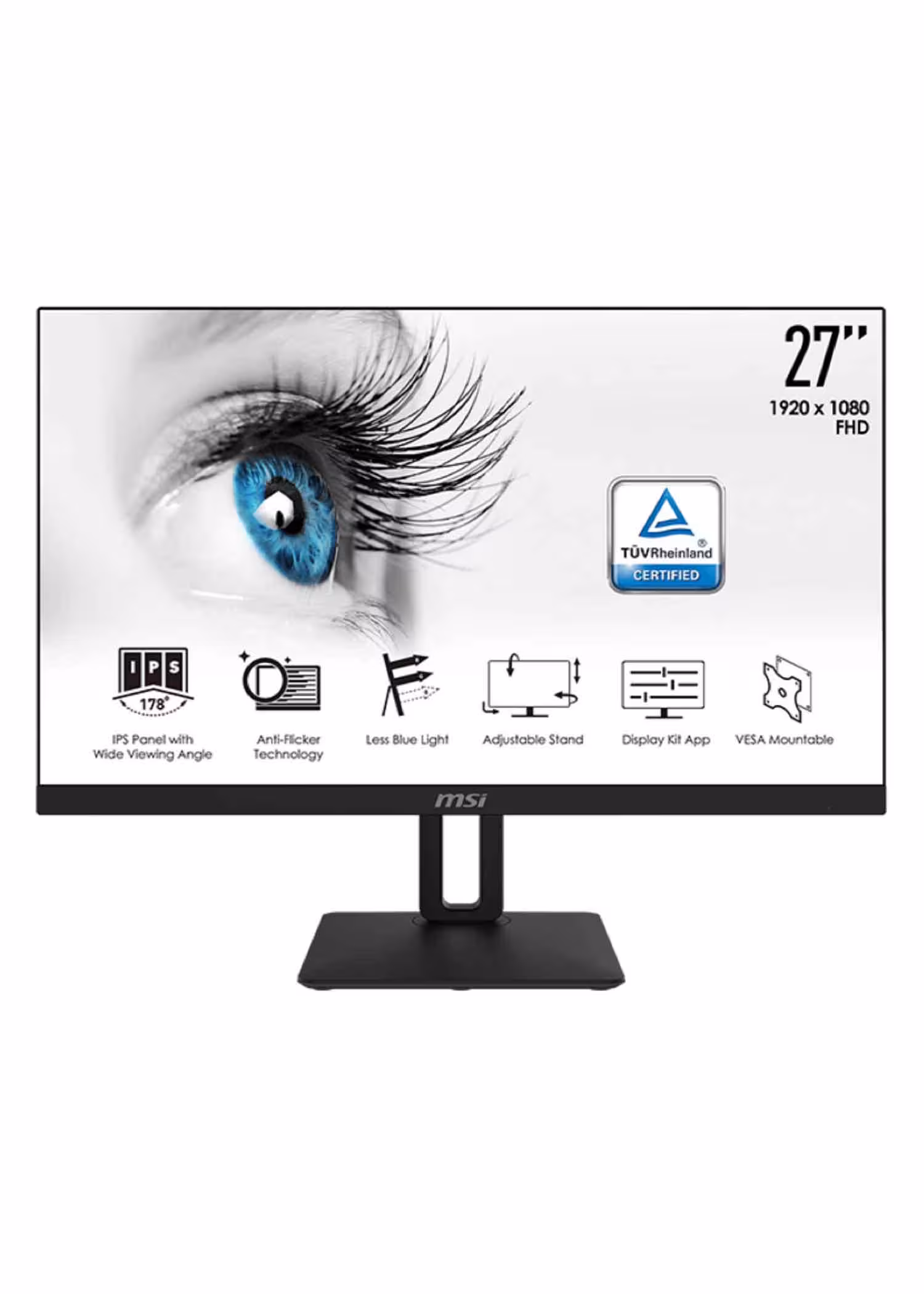 قیمت و خرید مانیتور 27 اینچ MSI PRO MP271 - آی تی کاشفی