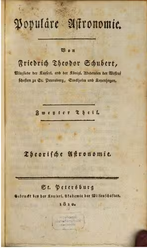 خرید و دانلود نسخه کامل کتاب Theorische Astronomie [Theoretische Astronomie]