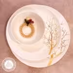 GOLDEN OPAL گلدن اپال سرویس ارکوپال  26 پارچه گرد دیوالی درخت طلا زینو 8927