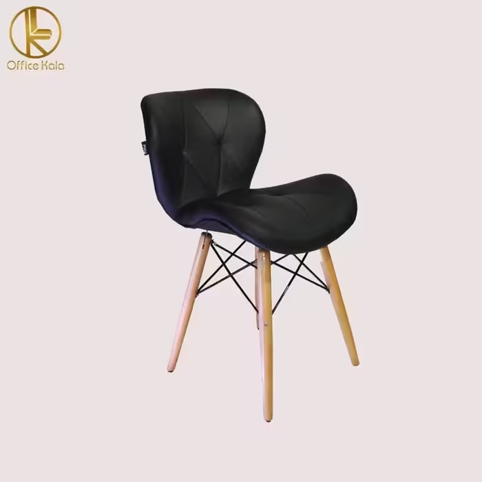 صندلی مدل زین اسبی پایه چوبی پایه کوتاه