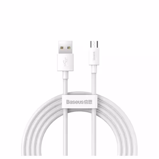 کابل 1.5 متری USB به MicroUSB بیسوس مدل Baseus Simple Wisdom TZCAMZJ