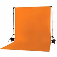 فون بک گراند نارنجی کروماکی Orange Backdrop Chromakey 3×2