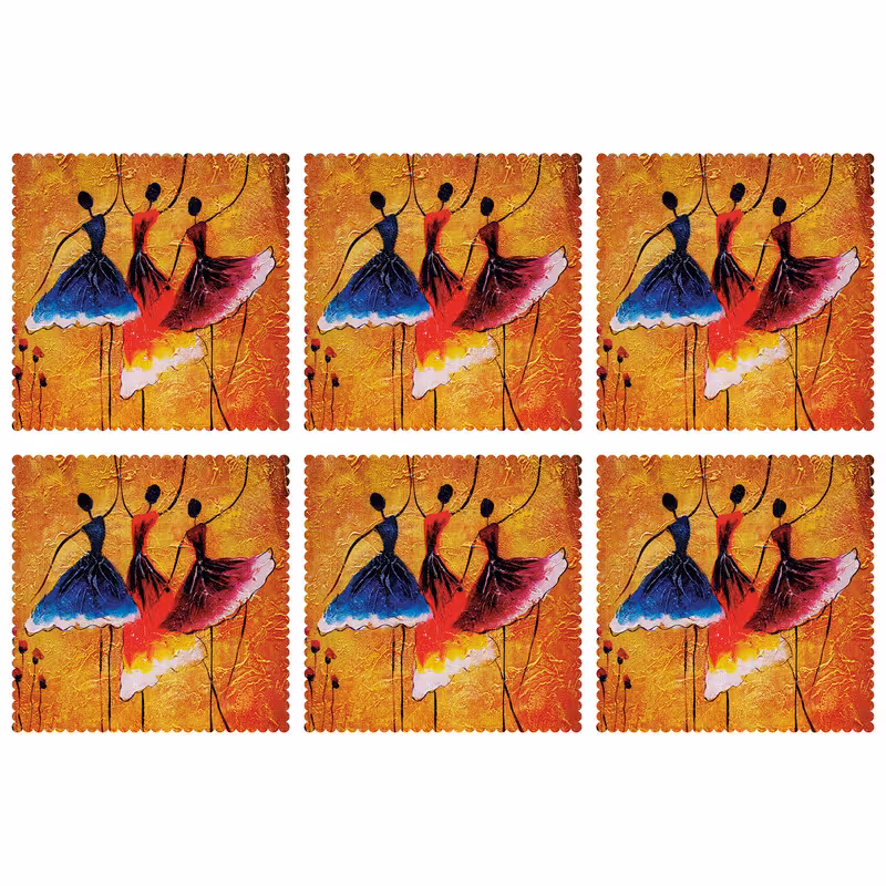 زیربشقابی مدل U1-42041 بسته 6 عددی | کالا مکس