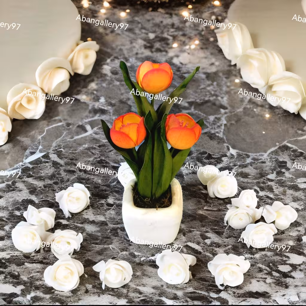 گل و گلدان مصنوعی