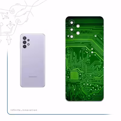 برچسب پوششی ماهوت مدل Green Printed Circuit Board مناسب برای گوشی موبایل سامسونگ Galaxy A32 4G